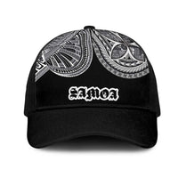 Samoa Traditional Tattoo Mesh Trucker Cap Tribal Tatau Pattern LT03 One Size Black Black - Polynesian Pride