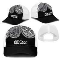 Samoa Traditional Tattoo Mesh Trucker Cap Tribal Tatau Pattern LT03 - Polynesian Pride