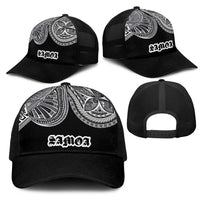 Samoa Traditional Tattoo Mesh Trucker Cap Tribal Tatau Pattern LT03 - Polynesian Pride