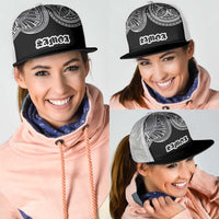 Samoa Traditional Tattoo Mesh Trucker Cap Tribal Tatau Pattern LT03 - Polynesian Pride