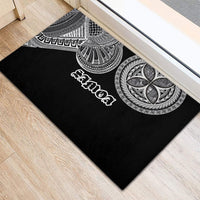 Samoa Traditional Tattoo Rubber Doormat Tribal Tatau Pattern LT03 - Polynesian Pride