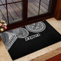 Samoa Traditional Tattoo Rubber Doormat Tribal Tatau Pattern LT03 - Polynesian Pride