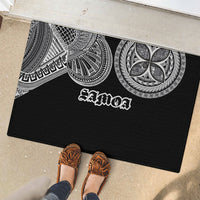 Samoa Traditional Tattoo Rubber Doormat Tribal Tatau Pattern LT03 - Polynesian Pride