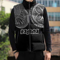 Samoa Traditional Tattoo Sleeveless Puffer Jacket Tribal Tatau Pattern LT03 - Polynesian Pride