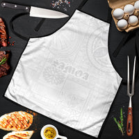 Samoa Lotu Tamaiti Apron Tribal Tatau with Siapo Pattern LT03 White - Polynesian Pride
