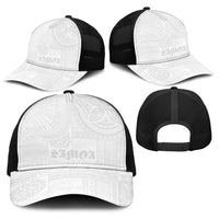 Samoa Lotu Tamaiti Baseball Net Cap Tribal Tatau with Siapo Pattern LT03 - Polynesian Pride