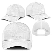 Samoa Lotu Tamaiti Baseball Net Cap Tribal Tatau with Siapo Pattern LT03 - Polynesian Pride