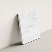 Samoa Lotu Tamaiti Canvas Wall Art Tribal Tatau with Siapo Pattern LT03 - Polynesian Pride