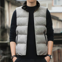 Samoa Lotu Tamaiti Sleeveless Puffer Jacket Tribal Tatau with Siapo Pattern LT03 - Polynesian Pride