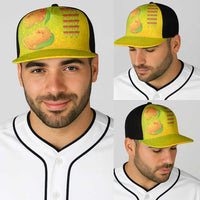 Hawaiian Mango Baseball Net Cap Polynesian Art Pattern and Kakau Tattoo LT03 - Polynesian Pride