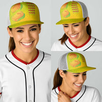 Hawaiian Mango Baseball Net Cap Polynesian Art Pattern and Kakau Tattoo LT03 - Polynesian Pride