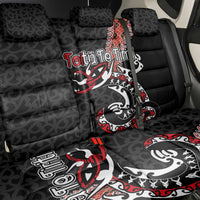 Aotearoa Toitu Te Tiriti Back Car Seat Cover Maori Taniwha Haka - Honour the Treaty LT03 - Polynesian Pride