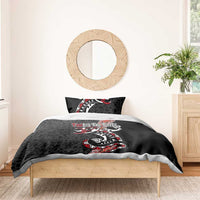 Aotearoa Toitu Te Tiriti Bedding Set Maori Taniwha Haka - Honour the Treaty LT03