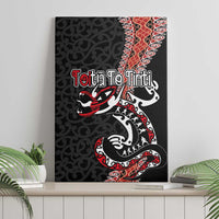 Aotearoa Toitu Te Tiriti Canvas Wall Art Maori Taniwha Haka - Honour the Treaty LT03 - Polynesian Pride