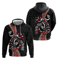 Aotearoa Toitu Te Tiriti Hoodie Maori Taniwha Haka - Honour the Treaty LT03 - Polynesian Pride