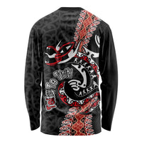 Aotearoa Toitu Te Tiriti Long Sleeve Shirt Maori Taniwha Haka - Honour the Treaty LT03 - Polynesian Pride