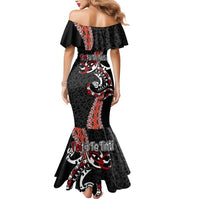 Aotearoa Toitu Te Tiriti Mermaid Dress Maori Taniwha Haka - Honour the Treaty LT03 - Polynesian Pride