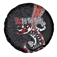 Aotearoa Toitu Te Tiriti Spare Tire Cover Maori Taniwha Haka - Honour the Treaty LT03 - Polynesian Pride