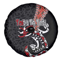 Aotearoa Toitu Te Tiriti Spare Tire Cover Maori Taniwha Haka - Honour the Treaty LT03 - Polynesian Pride