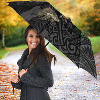 Hawaiian Tropical Plants and Turtles Umbrella Polynesian Art Motifs