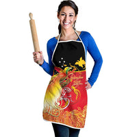 Papua New Guinea Independence Day Apron Happy Anniversary 50th Bird-of-paradise Melanesian Tattoos LT03 - Polynesian Pride
