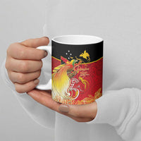 Papua New Guinea Independence Day Ceramic Mug Happy Anniversary 50th Bird-of-paradise Melanesian Tattoos LT03 - Polynesian Pride