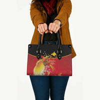 Papua New Guinea Independence Day Leather Bag Happy Anniversary 50th Bird-of-paradise Melanesian Tattoos LT03 - Polynesian Pride
