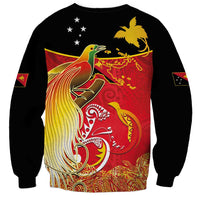 Papua New Guinea Independence Day Sweatshirt Happy Anniversary 50th Bird-of-paradise Melanesian Tattoos LT03 - Polynesian Pride