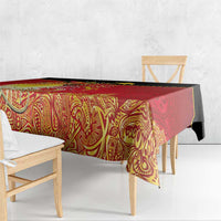 Papua New Guinea Independence Day Tablecloth Happy Anniversary 50th Bird-of-paradise Melanesian Tattoos LT03 - Polynesian Pride