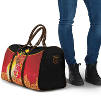 Papua New Guinea Independence Day Travel Bag Happy Anniversary 50th Bird-of-paradise Melanesian Tattoos LT03 - Polynesian Pride