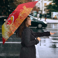 Papua New Guinea Independence Day Umbrella Happy Anniversary 50th Bird-of-paradise Melanesian Tattoos LT03 - Polynesian Pride