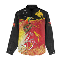 Papua New Guinea Independence Day Women Casual Shirt Happy Anniversary 50th Bird-of-paradise Melanesian Tattoos LT03 - Polynesian Pride
