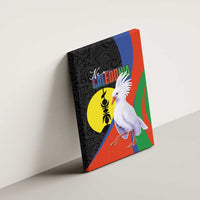 New Caledonia Canvas Wall Art Kagu Bird and The Seal with Melanesian Culture LT03 - Polynesian Pride