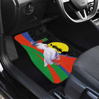 New Caledonia Car Mats Kagu Bird and The Seal with Melanesian Culture LT03 - Polynesian Pride