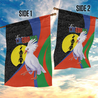 New Caledonia Garden Flag Kagu Bird and The Seal with Melanesian Culture LT03 - Polynesian Pride