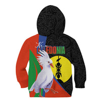 New Caledonia Kid Hoodie Kagu Bird and The Seal with Melanesian Culture LT03 - Polynesian Pride