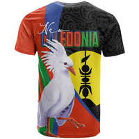 New Caledonia T Shirt Kagu Bird and The Seal with Melanesian Culture LT03 - Polynesian Pride