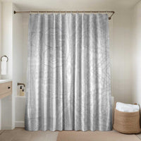 Samoan Culture-Lotu Tamaiti Bathroom Set Siapo and Polynesian Art Tattoos LT03 Shower Curtain Only White - Polynesian Pride