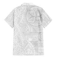 Samoan Culture-Lotu Tamaiti Family Matching Mermaid Dress and Hawaiian Shirt Siapo and Polynesian Art Tattoos LT03 - Polynesian Pride