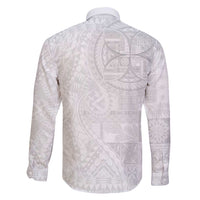 Samoan Culture-Lotu Tamaiti Family Matching Off Shoulder Short Dress and Hawaiian Shirt Siapo and Polynesian Art Tattoos LT03 - Polynesian Pride