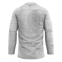 Samoan Culture-Lotu Tamaiti Hockey Jersey Siapo and Polynesian Art Tattoos LT03 - Polynesian Pride
