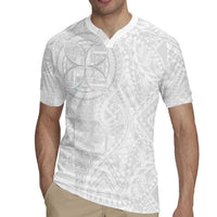 Samoan Culture-Lotu Tamaiti Rugby Jersey Siapo and Polynesian Art Tattoos LT03 - Polynesian Pride