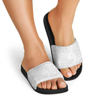 Samoan Culture-Lotu Tamaiti Slide Sandals Siapo and Polynesian Art Tattoos LT03 - Polynesian Pride