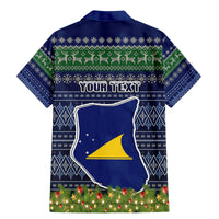Personalised Tokelau Christmas Family Matching Mermaid Dress and Hawaiian Shirt Coat of Arms and Map Beautiful Merry Xmas Snowflake LT03 - Polynesian Pride