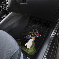 New Zealand Hoiho Car Mats Maori Art Tattoo and Silver Fern LT03 - Polynesian Pride