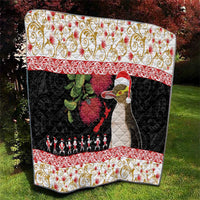 New Zealand Merry Christmas Quilt Hoiho Xmas - Haka Dance and Pohutukawa LT03 - Polynesian Pride