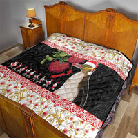 New Zealand Merry Christmas Quilt Hoiho Xmas - Haka Dance and Pohutukawa LT03 - Polynesian Pride