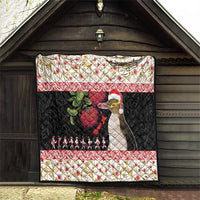 New Zealand Merry Christmas Quilt Hoiho Xmas - Haka Dance and Pohutukawa LT03 - Polynesian Pride