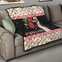 New Zealand Merry Christmas Quilt Hoiho Xmas - Haka Dance and Pohutukawa LT03 - Polynesian Pride