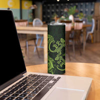 New Zealand Gecko Maori Art Tattoo Skinny Tumbler LT03 - Polynesian Pride